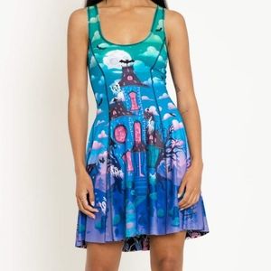 Blackmilk House of Horrors vs Dancing Skeletons Inside Out Dress